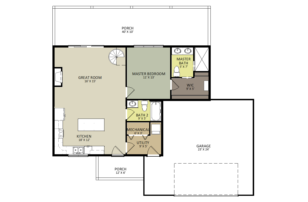 Princeton First Floor Floor Plan
